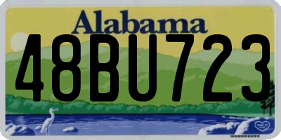 AL license plate 48BU723