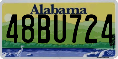 AL license plate 48BU724