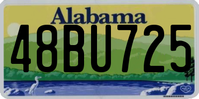 AL license plate 48BU725