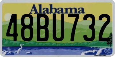 AL license plate 48BU732