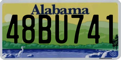 AL license plate 48BU741