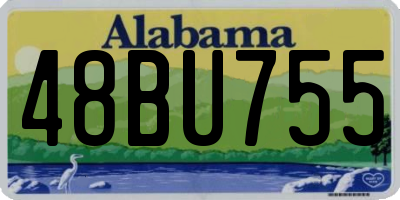 AL license plate 48BU755