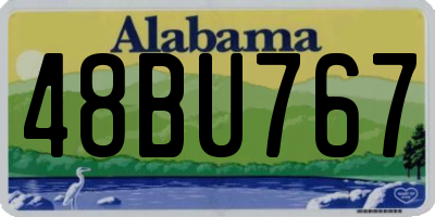 AL license plate 48BU767