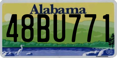AL license plate 48BU771