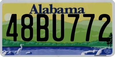 AL license plate 48BU772
