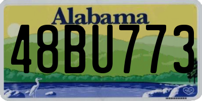 AL license plate 48BU773