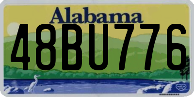 AL license plate 48BU776