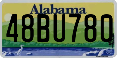 AL license plate 48BU780