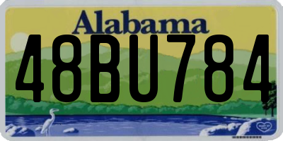 AL license plate 48BU784