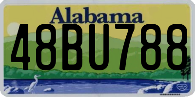 AL license plate 48BU788