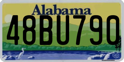AL license plate 48BU790