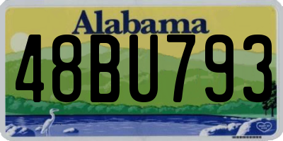 AL license plate 48BU793