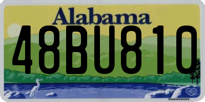 AL license plate 48BU810