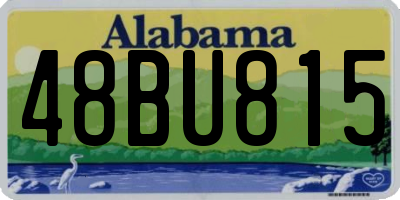 AL license plate 48BU815