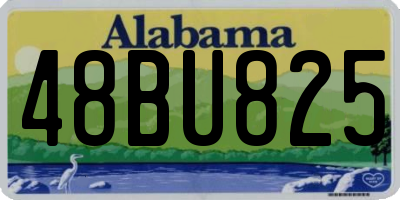 AL license plate 48BU825