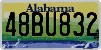 AL license plate 48BU832