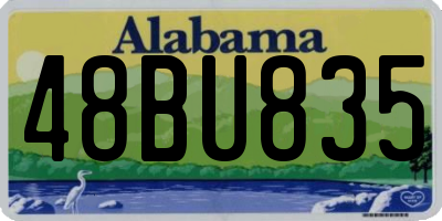 AL license plate 48BU835