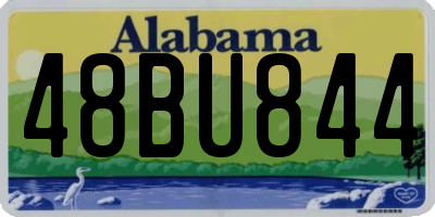 AL license plate 48BU844