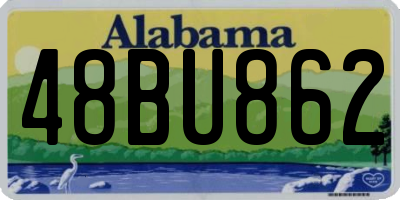 AL license plate 48BU862