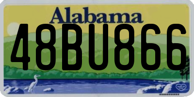AL license plate 48BU866