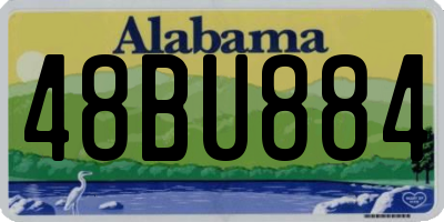 AL license plate 48BU884