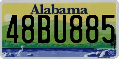 AL license plate 48BU885