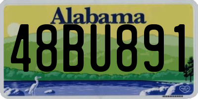 AL license plate 48BU891