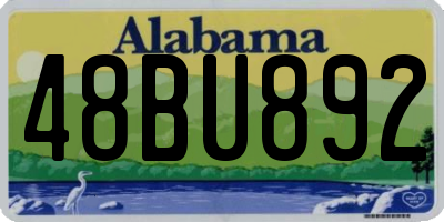 AL license plate 48BU892
