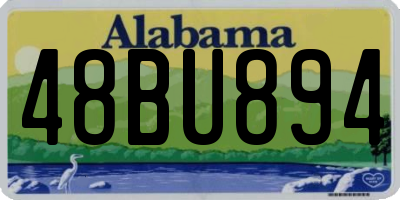 AL license plate 48BU894