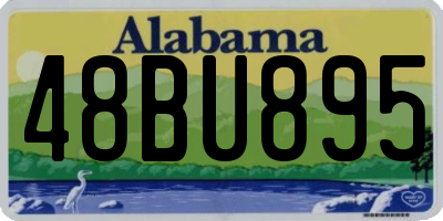 AL license plate 48BU895