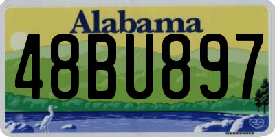 AL license plate 48BU897