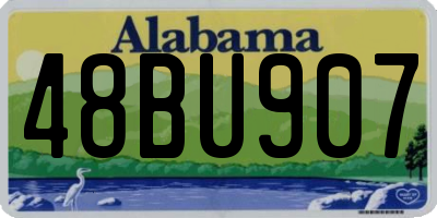 AL license plate 48BU907