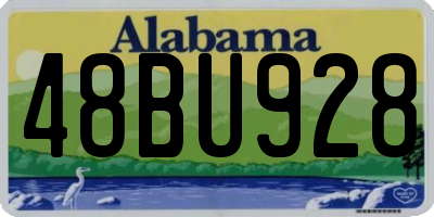 AL license plate 48BU928