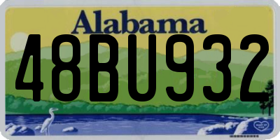 AL license plate 48BU932