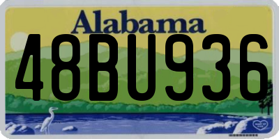 AL license plate 48BU936
