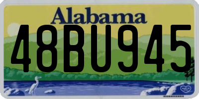 AL license plate 48BU945