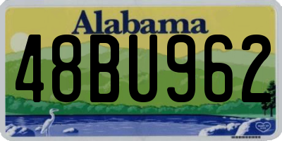 AL license plate 48BU962