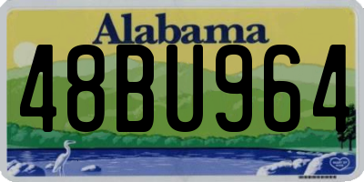 AL license plate 48BU964