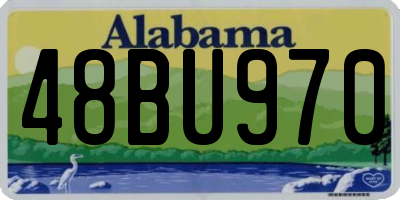 AL license plate 48BU970