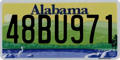 AL license plate 48BU971