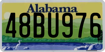AL license plate 48BU976