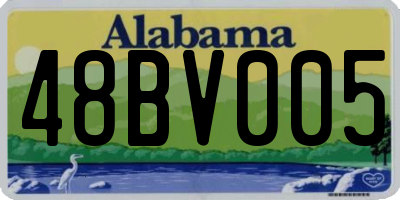 AL license plate 48BV005