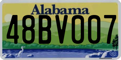 AL license plate 48BV007
