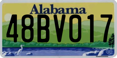 AL license plate 48BV017