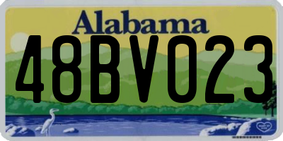 AL license plate 48BV023