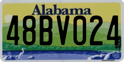 AL license plate 48BV024