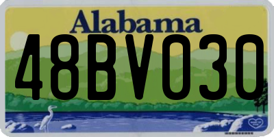 AL license plate 48BV030