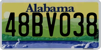 AL license plate 48BV038