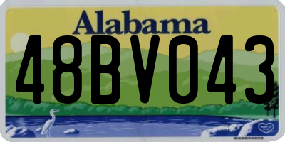 AL license plate 48BV043
