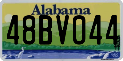AL license plate 48BV044